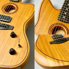 Fender American Acoustasonic Jazzmaster All-Mahogany -Natural- #US253134A ≒2.64kg_3