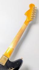 Fender Custom Shop  【当店特注品!】1962 Jaguar Heavy Relic / Black Over Olympic White W/Gold Parts [3.96kg] _9