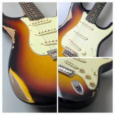 Fender Custom Shop LATE 62 STRATOCASTER RELIC/CC -3-Color Sunburst- 【3.56kg】_3