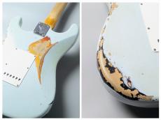 Fender Custom Shop 1960 Stratocaster Heavy Relic -Sonic Blue over 3-Color Sunburst- 【3.56kg】_8