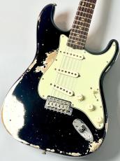 Fender Custom Shop  1960 Stratocaster  Heavy Relic Aged Black/Olympic White [ 3.56kg] #CZ588262