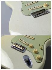 Fender Custom Shop 1960 Stratocaster Journeyman Relic - Aged Olympic White CZ587542 3.48kg_3