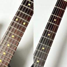 Fender Custom Shop 1960 Stratocaster Heavy Relic - Aged Black Over Olympic White  ≒3.6kg #CZ588087_4