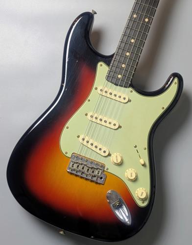 Fender Custom Shop 1960 Stratocaster Journeyman Relic Wide Fade 3-Color Sunburst #CZ587995【3.56kg】