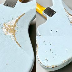 Fender Custom Shop  【当店特注品!】1962 Jaguar Heavy Relic / Sonic blue Over Olympic White  [3.84kg] _8