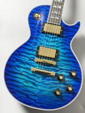 Gibson 1968 Les Paul Custom 7A Quilt Top 5PC Neck Trans Blue Burst Gloss #600788 [4.34kg]