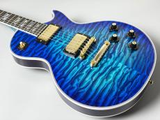 Gibson 1968 Les Paul Custom 7A Quilt Top 5PC Neck Trans Blue Burst Gloss #600788 [4.34kg]_4