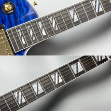 Gibson 1968 Les Paul Custom 7A Quilt Top 5PC Neck Trans Blue Burst Gloss #600788 [4.34kg]_6