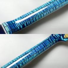 Gibson 1968 Les Paul Custom 7A Quilt Top 5PC Neck Trans Blue Burst Gloss #600788 [4.34kg]_10