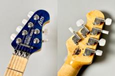 MUSIC MAN 【極上のキルト】Axis  KID Limited Edition Trans Blue Quilt Top MH Brown Back#H08741【3.52KG】_9