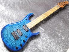 MUSIC MAN JP15-7 Quilt Top Ultramarine #K09555【激杢キルト&バリ虎ネック】【神のギター】【7弦】_2