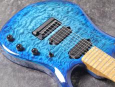 MUSIC MAN JP15-7 Quilt Top Ultramarine #K09555【激杢キルト&バリ虎ネック】【神のギター】【7弦】_7