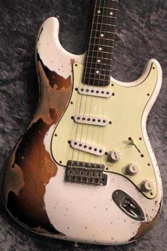 Provision Vintage Rosewood STC-Alder Olympic White on 3Tone Sunburst Heavy Relic 【ビンテージローズ】