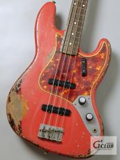 Fender Custom Shop MBS 1960 Jazz Bass Heavy Relic by Austin MacNutt -Aged Fiesta Red over 3Color Sunburst-【4.10kg】