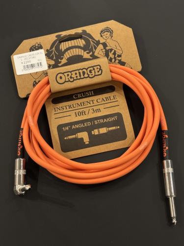 Orange Crush 10ft Instrument Cable Angled to Straight [CA035]
