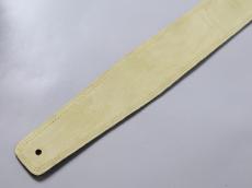 MOODY STRAPS 2.5" LEATHER BACKED GUITAR STRAP -SUEDE- BROWN/CREAM_7