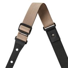 Basiner SENSE GUITAR STRAP 2WAYGRIP? Black/Khaki_5
