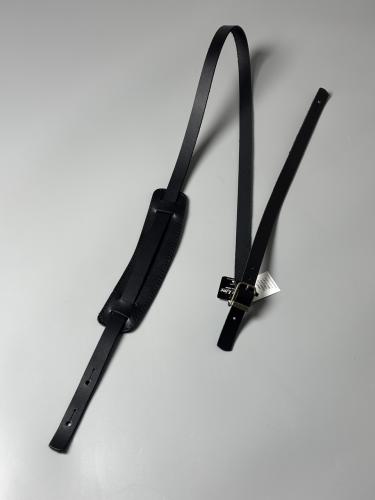 Live Line 栃木レザーストラップ Retro Style Super long <LR39SLBLK>