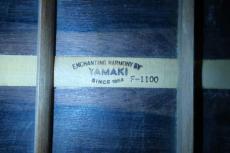 Yamaki F-1100 / Vertical Logo ・Abalone Head Trim・Jacaranda Head Plate・Solid Abalone Trim & Rosette・Hexagons Inlay・Solid Ezo Spruce Top・Solid Jacaranda Side and Back【With Hard Case】1970年代製_13
