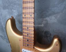 Fender Custom Shop Limited Edition 1955 Stratocaster Bone Tone / HLE Gold Aged Relic_3
