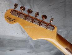 Fender Custom Shop Limited Edition 1955 Stratocaster Bone Tone / HLE Gold Aged Relic_7