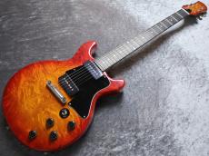 Bizen Works Burned SPL Burl Maple 1-Piece Body/H.Maho Neck/Cherry Sunburst【1Pメイプルボディー】【G-CLUB UMEDA】_2