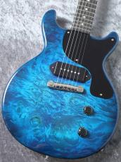Bizen Works Burned jr. Burl Maple 1-Piece Body/H.Maho Neck/Blue Burst #0951【1Pメイプルボディー!】【G-CLUB UMEDA】