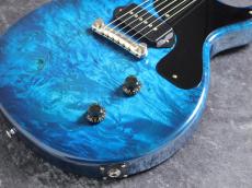 Bizen Works Burned jr. Burl Maple 1-Piece Body/H.Maho Neck/Blue Burst #0951【1Pメイプルボディー!】【G-CLUB UMEDA】_3
