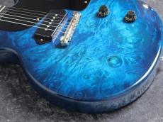 Bizen Works Burned jr. Burl Maple 1-Piece Body/H.Maho Neck/Blue Burst #0951【1Pメイプルボディー!】【G-CLUB UMEDA】_4