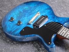 Bizen Works Burned jr. Burl Maple 1-Piece Body/H.Maho Neck/Blue Burst #0951【1Pメイプルボディー!】【G-CLUB UMEDA】_6