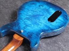 Bizen Works Burned jr. Burl Maple 1-Piece Body/H.Maho Neck/Blue Burst #0951【1Pメイプルボディー!】【G-CLUB UMEDA】_7