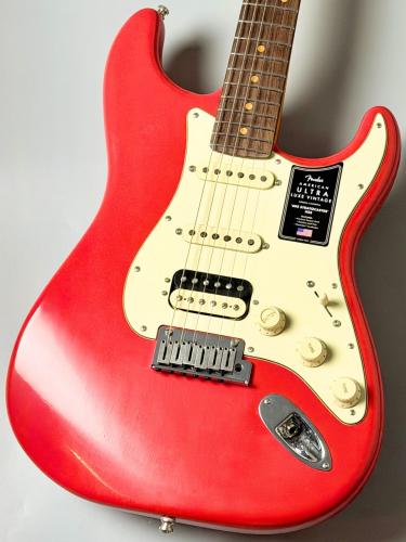 Fender American Ultra Luxe Vintage '60s Stratocaster HSS RW -Fiesta Red- #US25007371【3.46kg】【G-CLUB UMEDA】