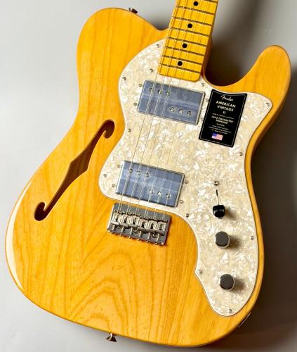 Fender 【スプリングセール!!】 American Vintage II 1972 Telecaster Thinline -Aged Natural- #V16279【3.08kg】【G-CLUB UMEDA】