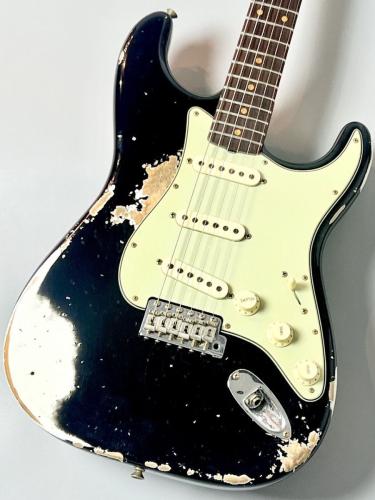 Fender Custom Shop  1960 Stratocaster  Heavy Relic Aged Black/Olympic White [ 3.56kg] #CZ588262【G-CLUB UMEDA】