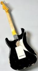 Fender Custom Shop  1960 Stratocaster  Heavy Relic Aged Black/Olympic White [ 3.56kg] #CZ588262【G-CLUB UMEDA】_6