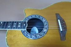 Ovation Custom Legend 1796N Nakao CTM / Original Peg・Abalone Trim and Rosette・Solid Spruce Top・Lyrachord Side and Back・Deep Bowl・Ebony Fingerboard・With OP-24 Pre-Amp 【With Original Hard Case】  1990年製　_11