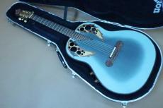 Ovation Super Adamas 1687-8 (Blue)  30th Anniversary / Non Cutaway・Adamas Epaulet・Carbon Graphite top・Lyrachord Deep bowl back・Stereo & Monaural 2-Output・Wood Knob 【With Original Hard Case】  2007年製