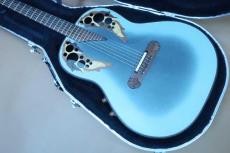 Ovation Super Adamas 1687-8 (Blue)  30th Anniversary / Non Cutaway・Adamas Epaulet・Carbon Graphite top・Lyrachord Deep bowl back・Stereo & Monaural 2-Output・Wood Knob 【With Original Hard Case】  2007年製_2