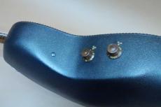 Ovation Super Adamas 1687-8 (Blue)  30th Anniversary / Non Cutaway・Adamas Epaulet・Carbon Graphite top・Lyrachord Deep bowl back・Stereo & Monaural 2-Output・Wood Knob 【With Original Hard Case】  2007年製_5