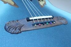 Ovation Super Adamas 1687-8 (Blue)  30th Anniversary / Non Cutaway・Adamas Epaulet・Carbon Graphite top・Lyrachord Deep bowl back・Stereo & Monaural 2-Output・Wood Knob 【With Original Hard Case】  2007年製_14