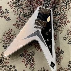 Epiphone 【凄まじいオーラ!】Futura Flying V Custom, Quicksilver Shift sn 25121520348