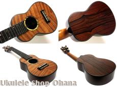 Yoshida弦楽器工房 [US-STD/LN]ソプラノロングネック カーリーレッドウッド/マダガスカルローズウッド_3