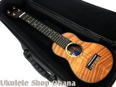 Yoshida弦楽器工房 [US-STD/LN]ソプラノロングネック カーリーレッドウッド/マダガスカルローズウッド_5