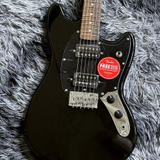 Squier Sonic Mustang HH, Laurel Fingerboard, Black Pickguard, Black【2026年NEWカラー】