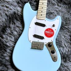 Squier Sonic Mustang, Maple Fingerboard, White Pickguard, Daphne Blue【2026年NEWモデル】