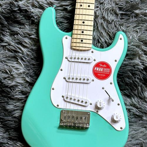 Squier Mini Stratocaster, Maple Fingerboard, White Pickguard, Sea Foam Green【2026年 NEWカラー】