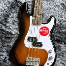 Squier Mini Precision Bass, Laurel Fingerboard, White Pickguard, 2-Color Sunburst【2026年NEWカラー】