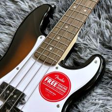 Squier Mini Precision Bass, Laurel Fingerboard, White Pickguard, 2-Color Sunburst【2026年NEWカラー】_4
