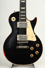 Gibson Murphy Lab 1957 Les Paul Standard Ultra Heavy Aged Ebony Over Cherry Burst #75541