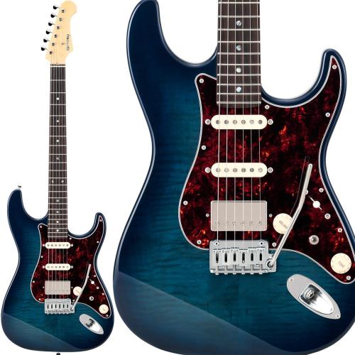 HISTORY HSE/SSH-Advanced Dark Blue Burst エレキギター ストラトタイプ3年保証 日本製